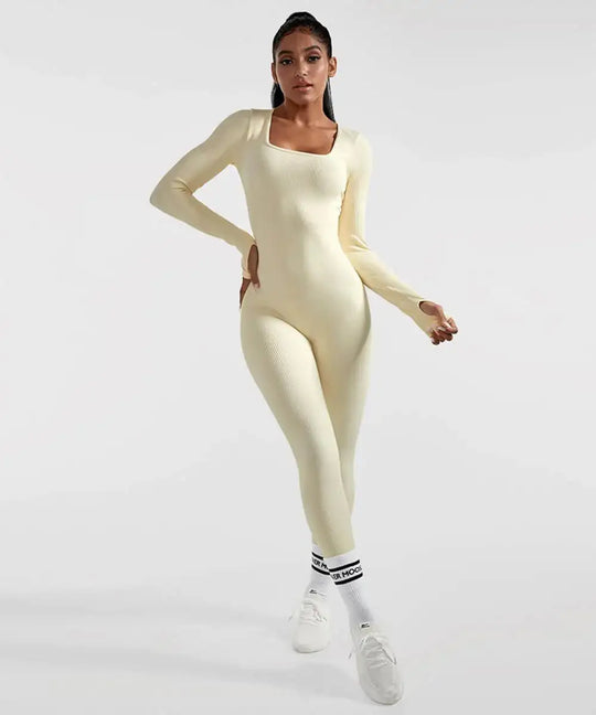 "Siobhan Seamless Thumb Hole Jumpsuit"