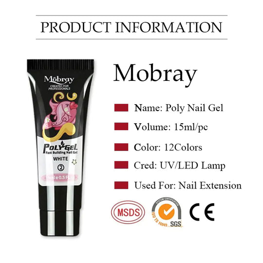 "Mobray Poly Gel Nail Kit"