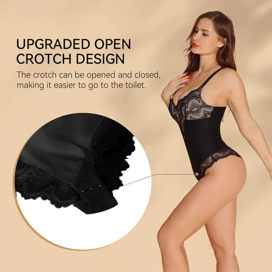 "Lace Shapewear Bodysuit"