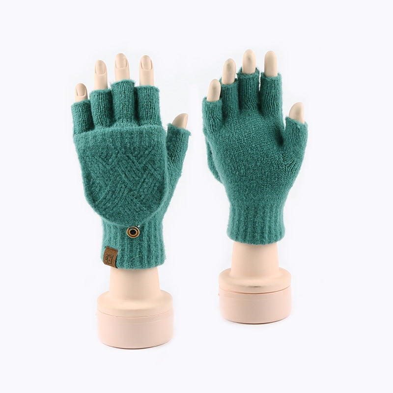 “Knitted Flip Gloves”