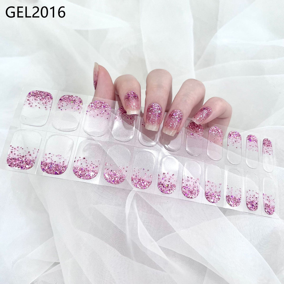 Pure Color Onion Powder Baking-free Gel Nail Art