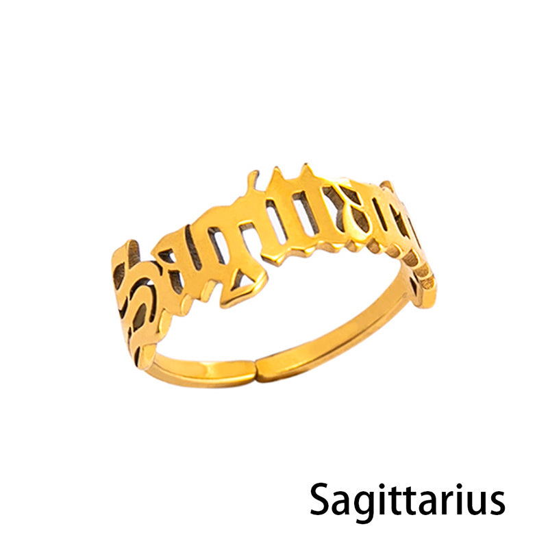 “Horoscope Fashion Ring”