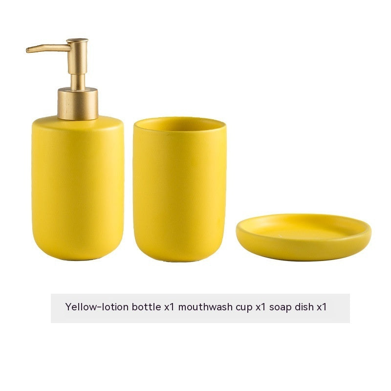 “Ceramic Bathroom Accessories Set”