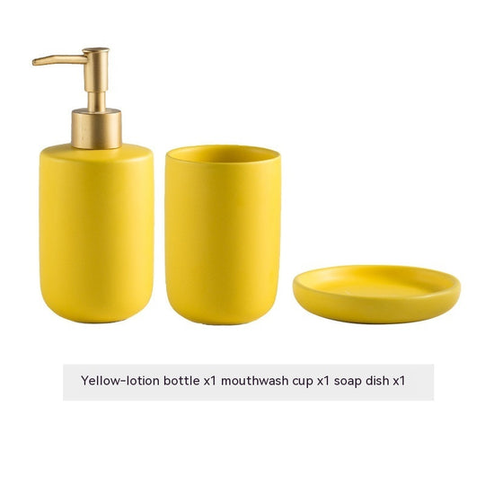 “Ceramic Bathroom Accessories Set”