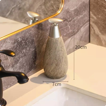 “Textured Ceramic Soap Pump”