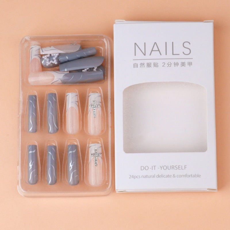 “Wedding Bling XL Square Tip Fashion Nails”