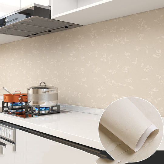 Self-adhesive High Temperature Resistant Cooking Range Cabinet Wallpaper