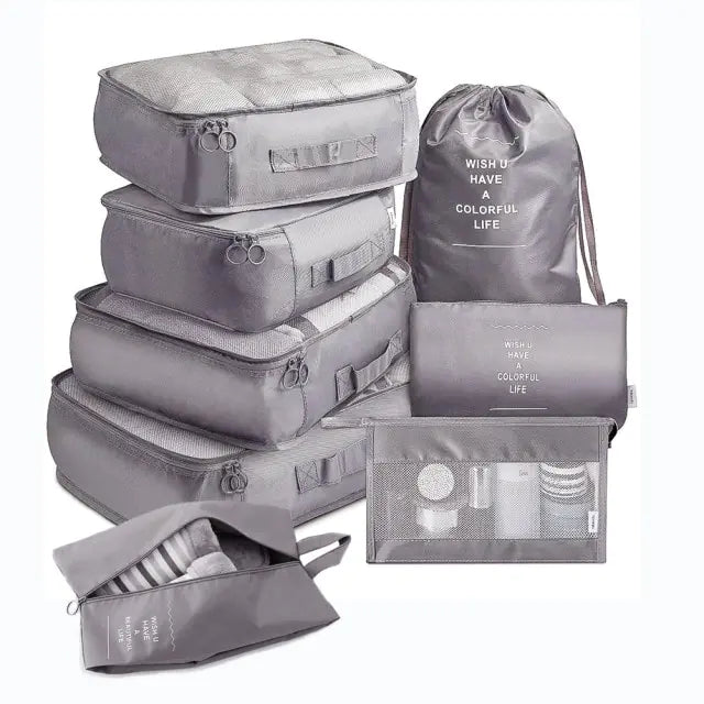 “8 Piece Travel Organizer”