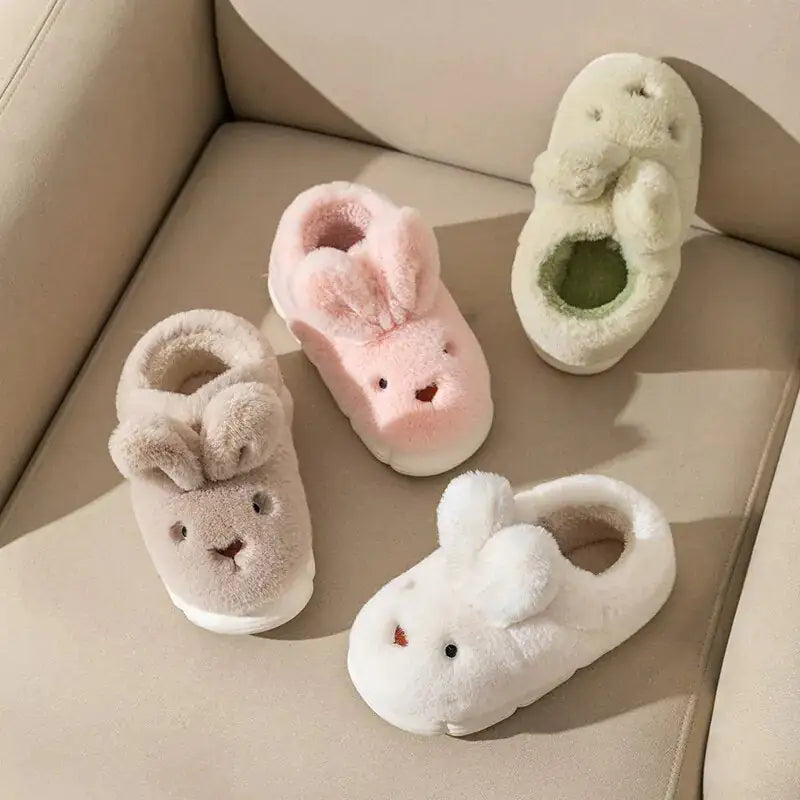 “Bunny Plush Slippers”