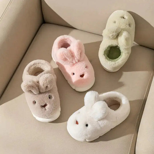 “Bunny Plush Slippers”