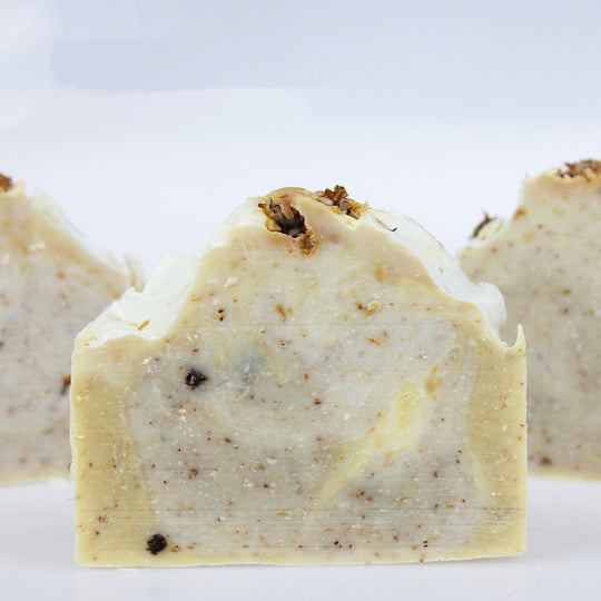 “Natural Chamomile Essential Oil Soap”