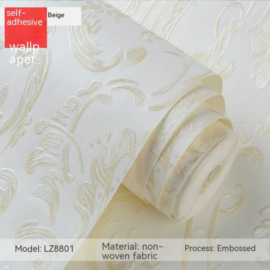 Self-adhesive Non-woven 3D Fine Pressing Wallpaper