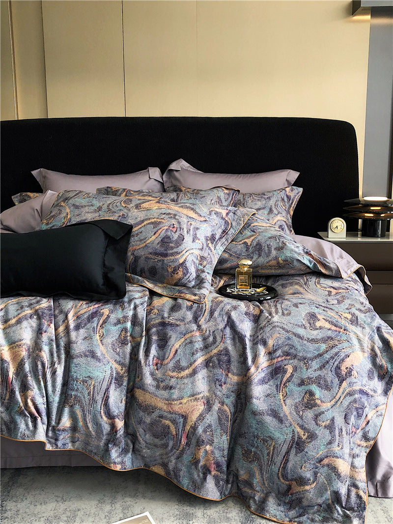 “Modern Hippie Aesthetic 4 Piece Comforter Set”