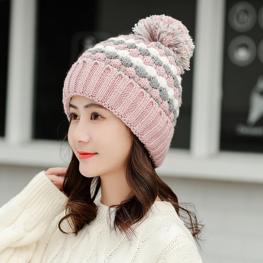 Knit Hat Sweet And Cute All Match Cycling Hood Women