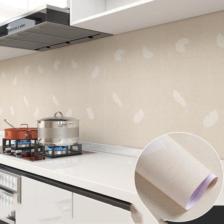 Self-adhesive High Temperature Resistant Cooking Range Cabinet Wallpaper