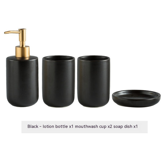 “Ceramic Bathroom Accessories Set”