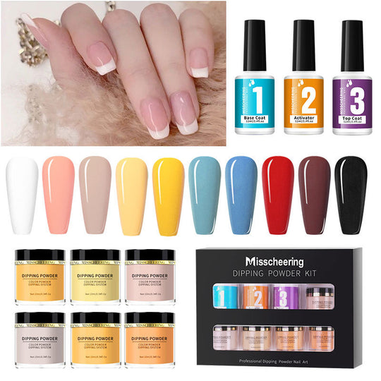 Nail Art Infiltration Powder Set Free Of Heating Lamp