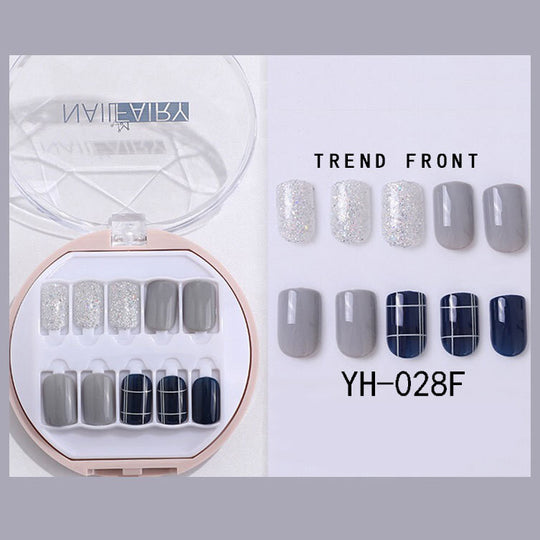 “Nail Fairy Short Square 30 Piece Fashion Nail Set”