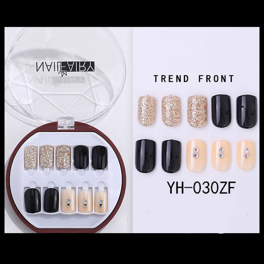 “Nail Fairy Short Square 30 Piece Fashion Nail Set”