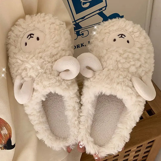 “Little Lamb Cozy Slippers”