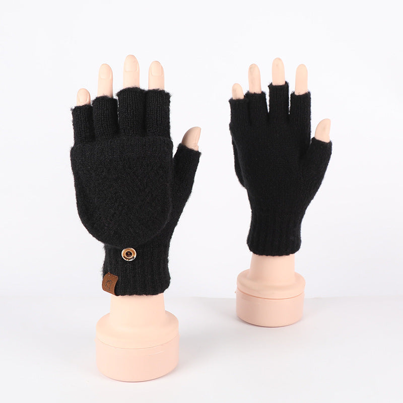 “Knitted Flip Gloves”