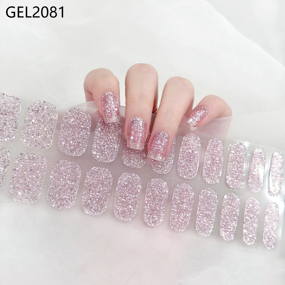 Pure Color Onion Powder Baking-free Gel Nail Art