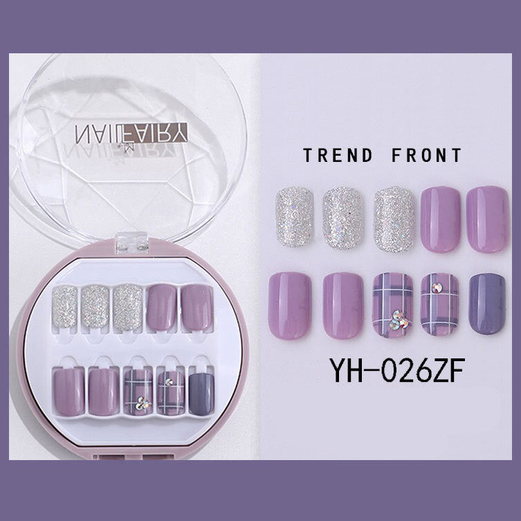 “Nail Fairy Short Square 30 Piece Fashion Nail Set”