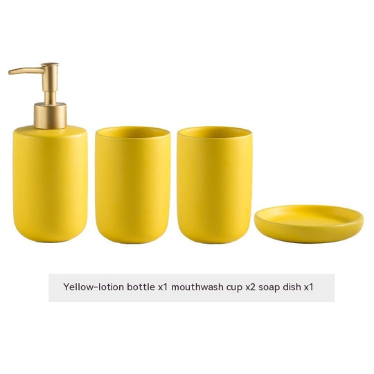 “Ceramic Bathroom Accessories Set”