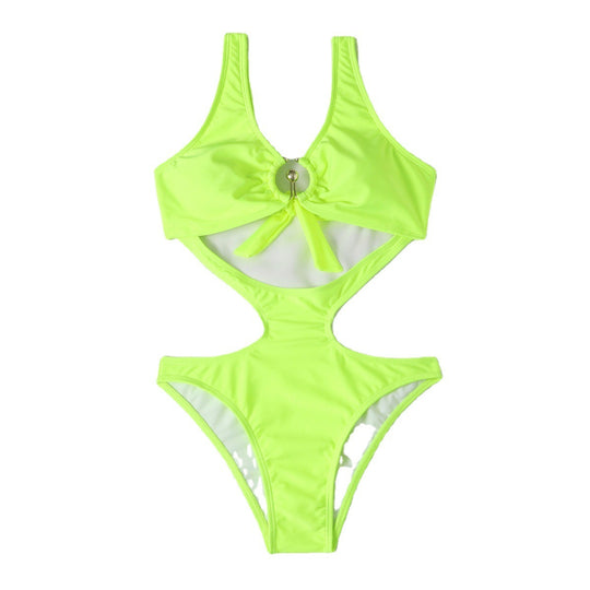 “Charlene Cutout Keyhole Swimsuit”