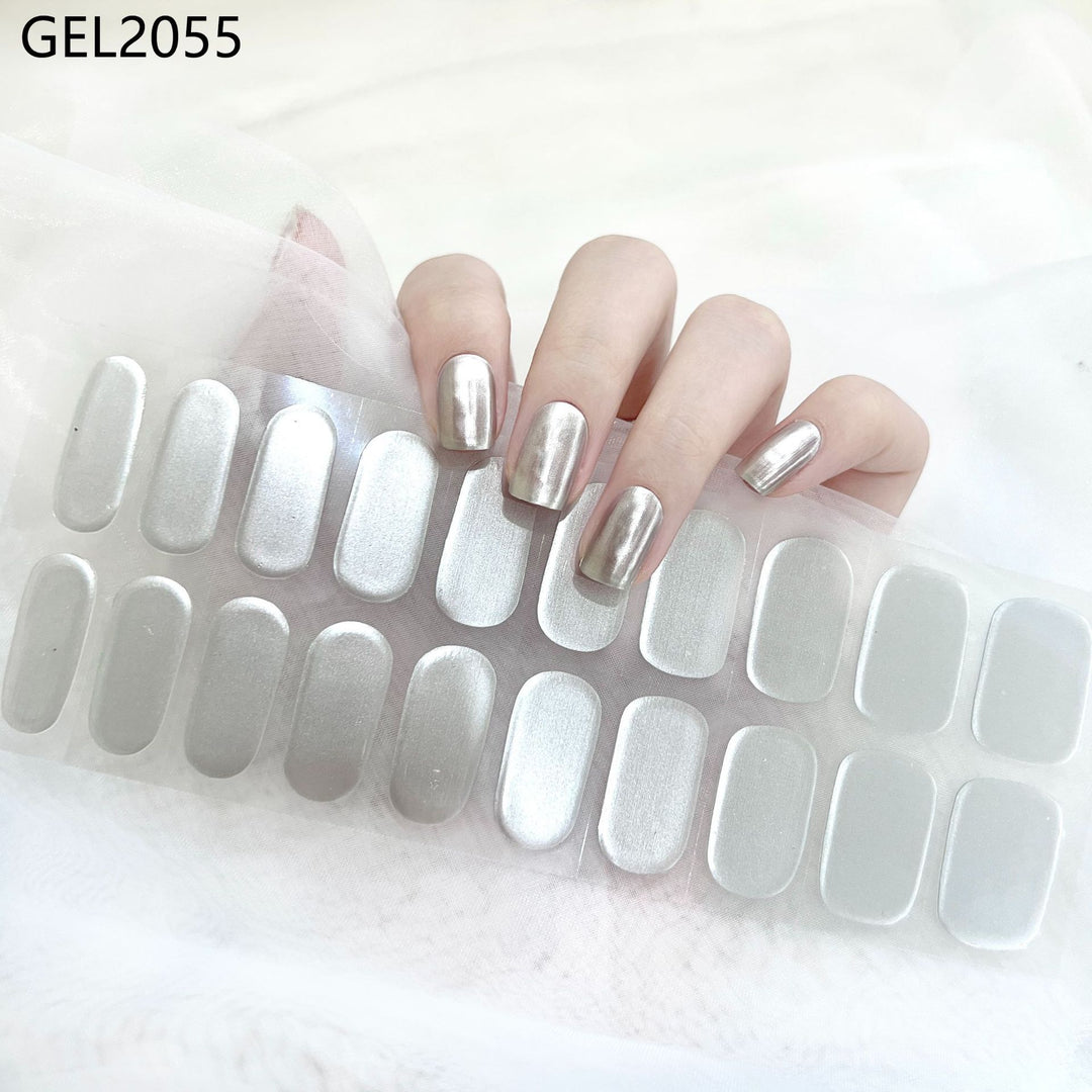 Pure Color Onion Powder Baking-free Gel Nail Art