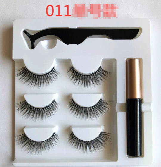 "Magnetic 3 Piece Eyelash Kit"