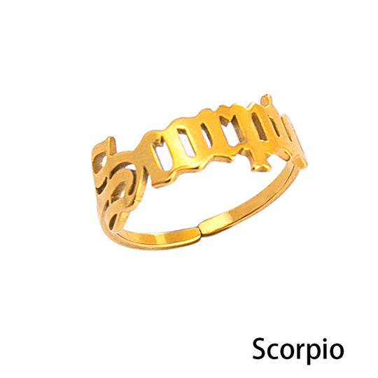 “Horoscope Fashion Ring”