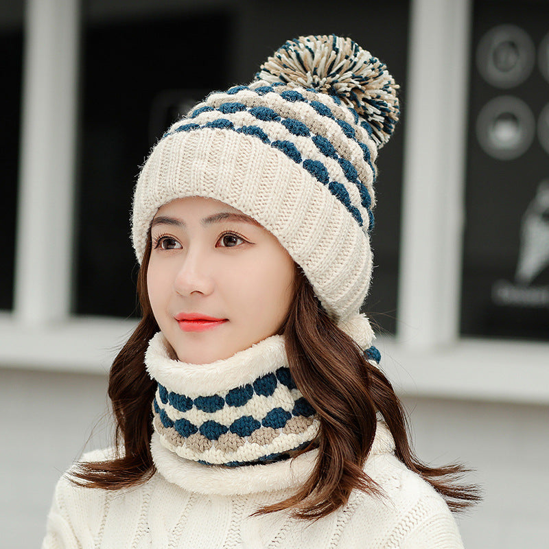 Knit Hat Sweet And Cute All Match Cycling Hood Women