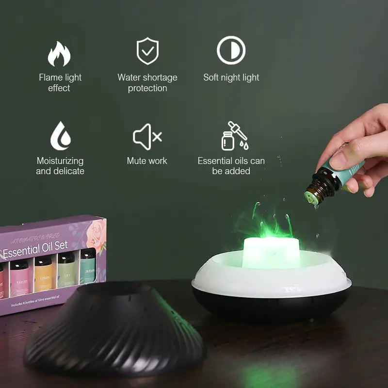 "Volcano LED Essential Oil Diffuser and Humidifier"