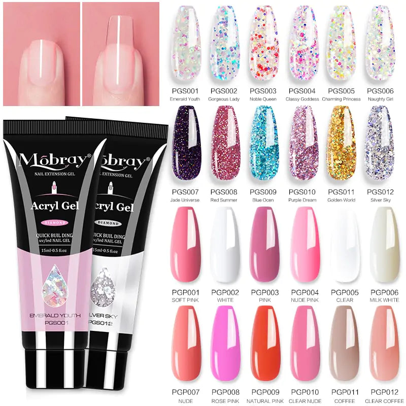 "Mobray Poly Gel Nail Kit"