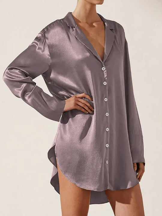 “Satin Embrace Nightshirt”