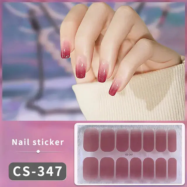 “Gel Nail Stickers”