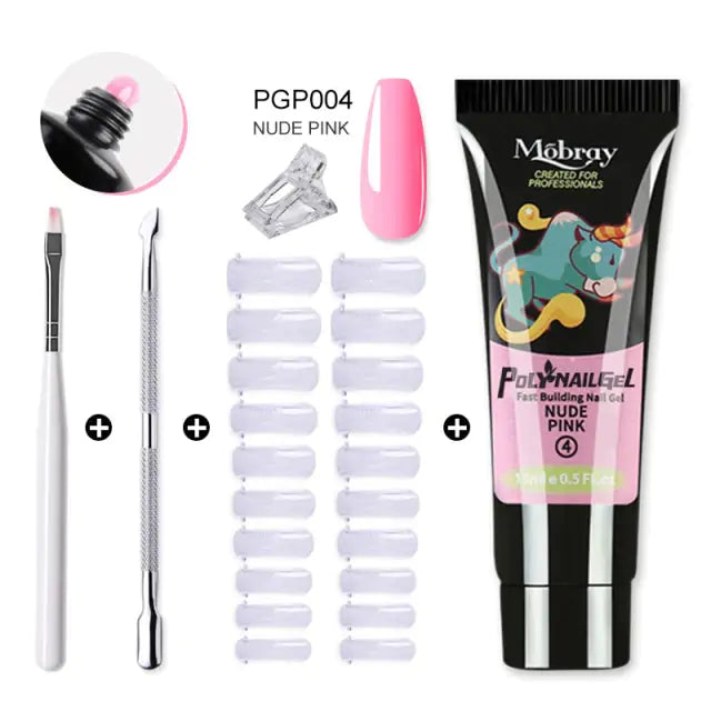 "Mobray Poly Gel Nail Kit"