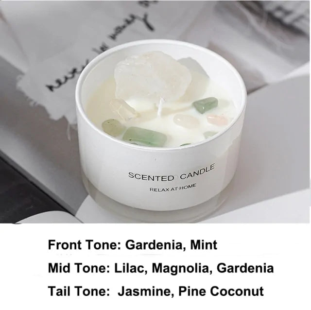 “Scented Mineral Candles”