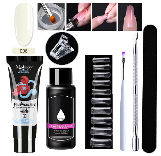 "Mobray Poly Gel Nail Kit"