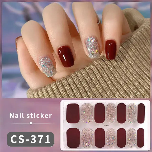 “Gel Nail Stickers”