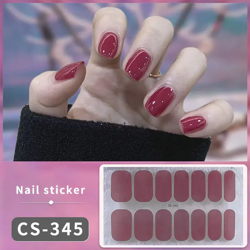 “Gel Nail Stickers”