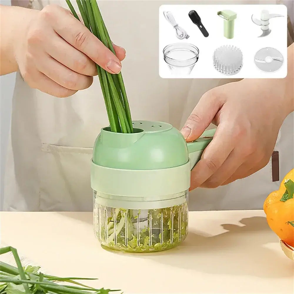 “Electric 4-in-1 Food Processor”