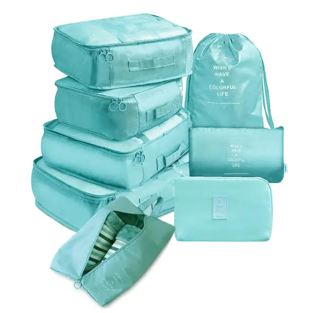 “8 Piece Travel Organizer”