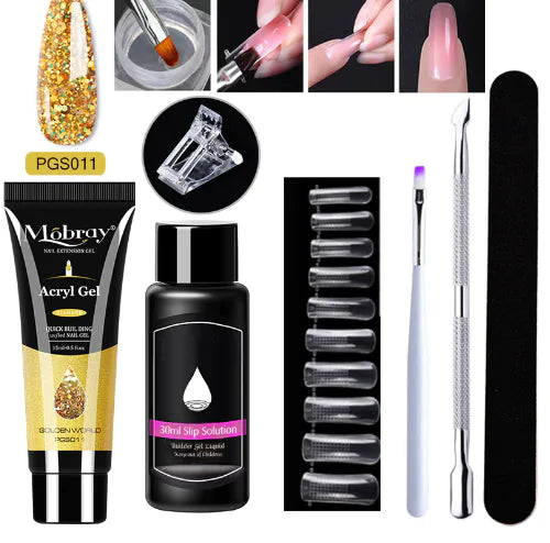 "Mobray Poly Gel Nail Kit"