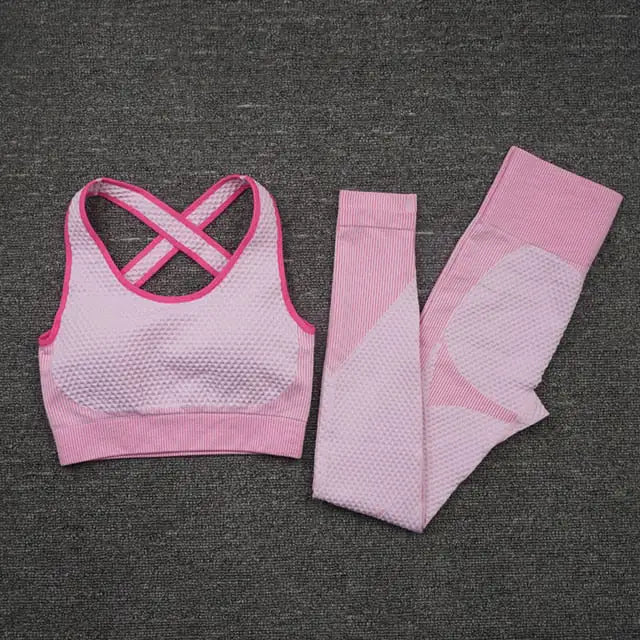 “Delilah Waffle Seamless Activewear Set”