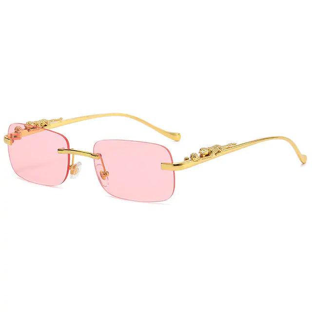 “Rimless Square Fashion Sunglasses”