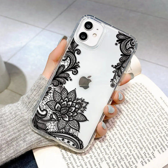 “Lace Flowers iPhone Case”