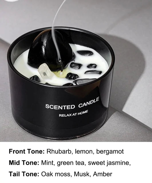 “Scented Mineral Candles”