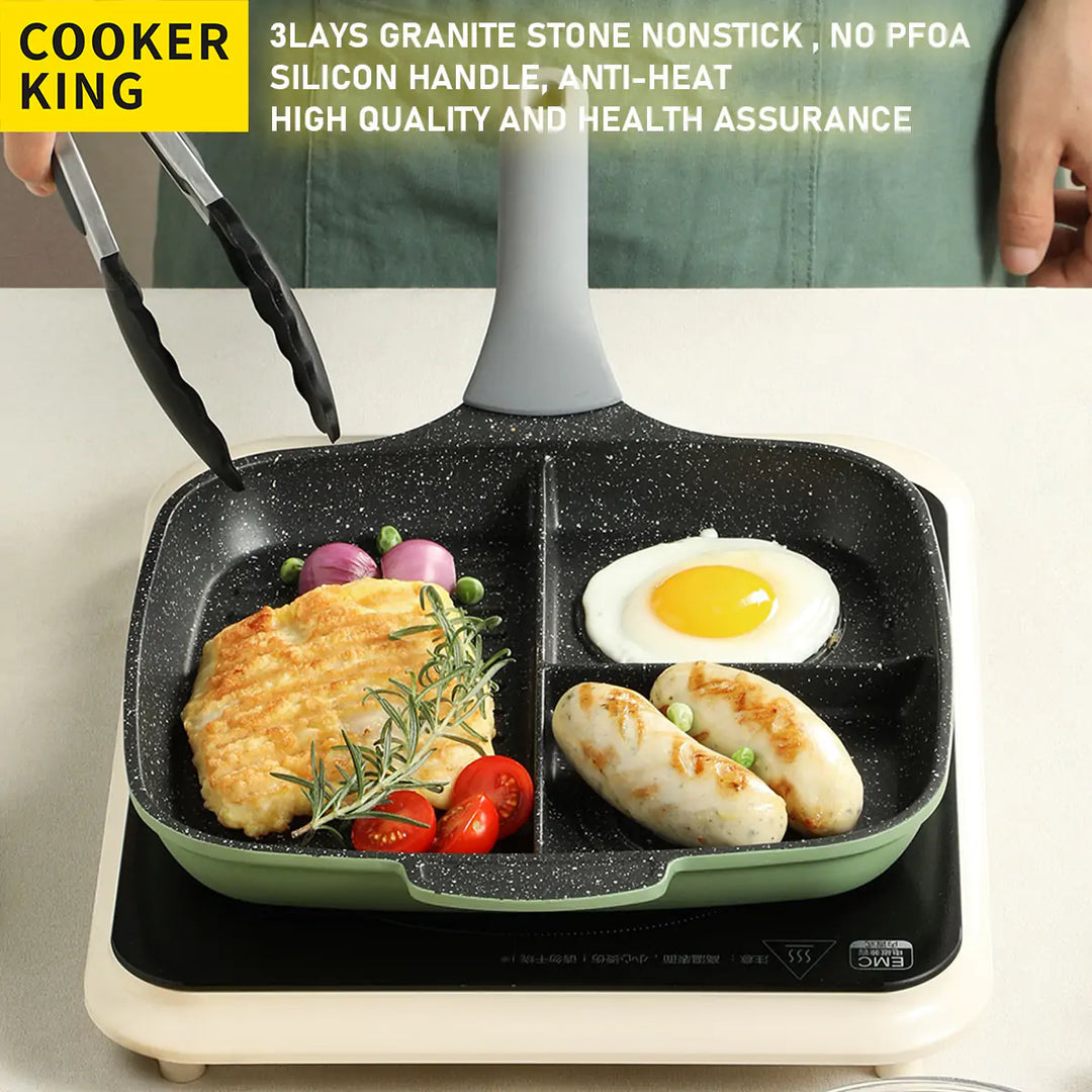 “3 Meal Non-Stick Frying Pan”